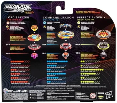 Beyblade Burst Pro Series Mythic Beast Action Figure Collection