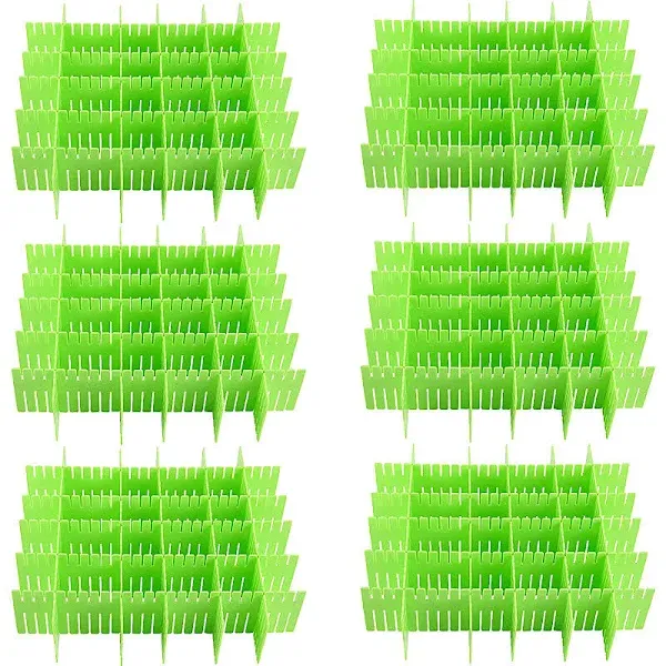 Zoenhou 60 Pcs DIY Drawer Divider Organizers