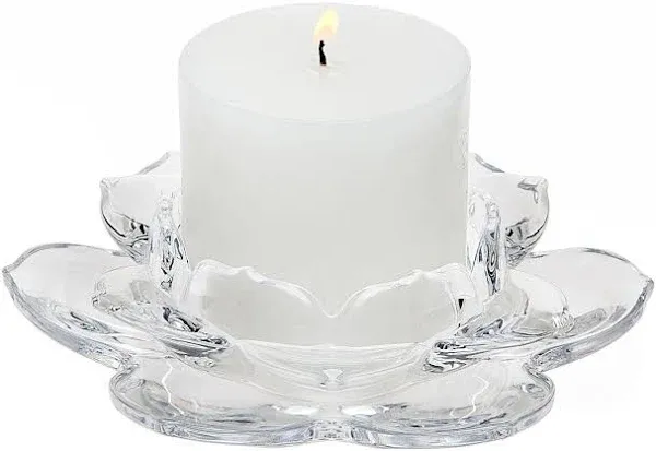 Godinger Lotus Pillar Candle Holder