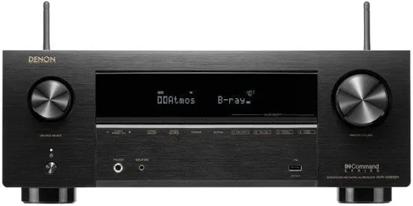 Denon AVR-X2800H 7.2 Ch Receiver - 8K UHD Home Theater AVR (95W X 7), Wireless Streaming via Built-in HEOS, Bluetooth & Wi-Fi, Dolby Atmos, DTS Neural:X & DTS:X Surround Sound