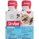 Slim-Fast Meal Replacement Shake, Cappuccino Delight - 4 count, 11 fl oz bottles