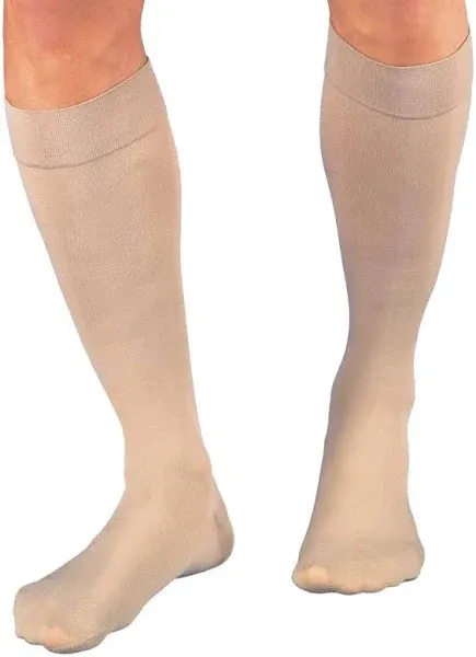 Jobst Relief Knee High Closed Toe 15-20mmHg, Beige - Large - Moovkart.com