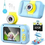 Kid Camera,Camera for Kid,2.4in IPS Screen Digital Camera,180°Fli<wbr/>p Len Studen...