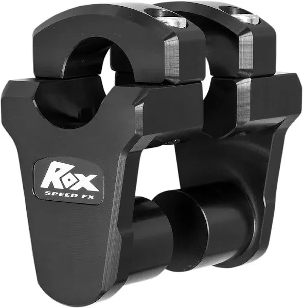 Rox Speed FX Oversize Pivoting Risers For 1-1/8&#034; Handlebar 2&#034; Black