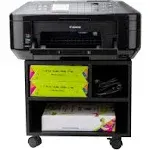 Mind Reader Rolling Printer Cart, Black