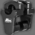 Rox Speed FX Elite Series Pivot 1-1/8" Handlebar Riser - 2" Rise - Black ~ [Blemish] | MotoMummy