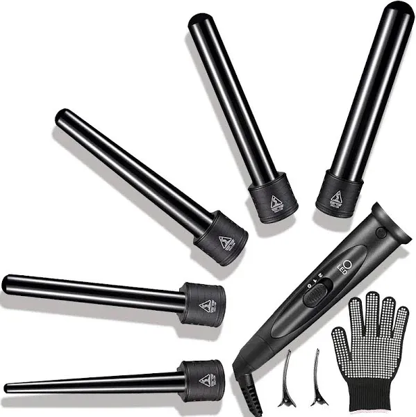 5 In 1 Curling Wand Set