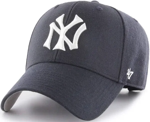 47 Brand New York Yankees NY Baseball Cap Adjustable Strap Back Navy Blue