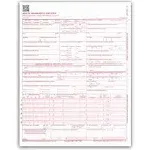 New CMS 1500 Claim Forms - HCFA (Version 02/12) 500 per Ream