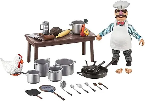 SWEDISH CHEF Best of The Muppets Series Action Figure Set by Diamond Select