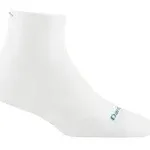 Darn Tough Women's Run 1/4 Ultra-Lightweight Cushion Sock - Medium - White