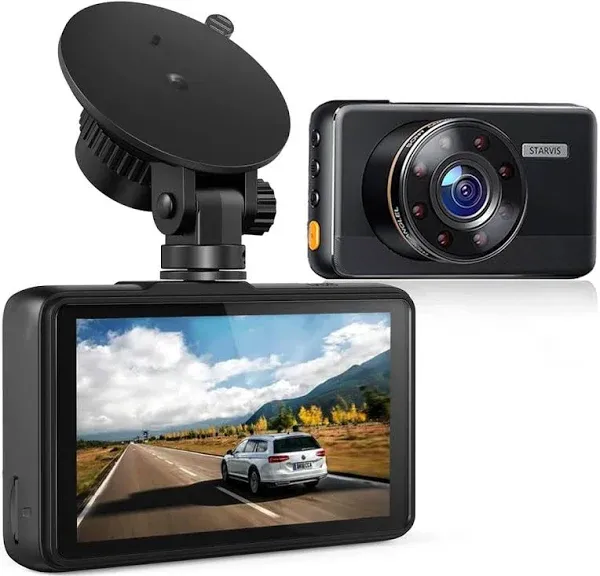 Dash Cam for Cars, Wi-Fi 1080P Full HD Dash Camera, Dashcam with Night Vision, Car Dashboard Camera Recorder with 2-inch LCD Display, Dashcams with Loop Recording, G-Sensor, APP