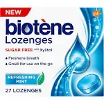 Biotene, Dry Mouth Lozenges, Refreshing Mint, 27 Count (Pack of 1)