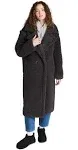 Ugg Gertrude Long Teddy Coat - Black