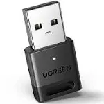 UGREEN USB Bluetooth 5.3 Adapter for PC, Bluetooth Dongle Receiver, EDR and BLE Modes