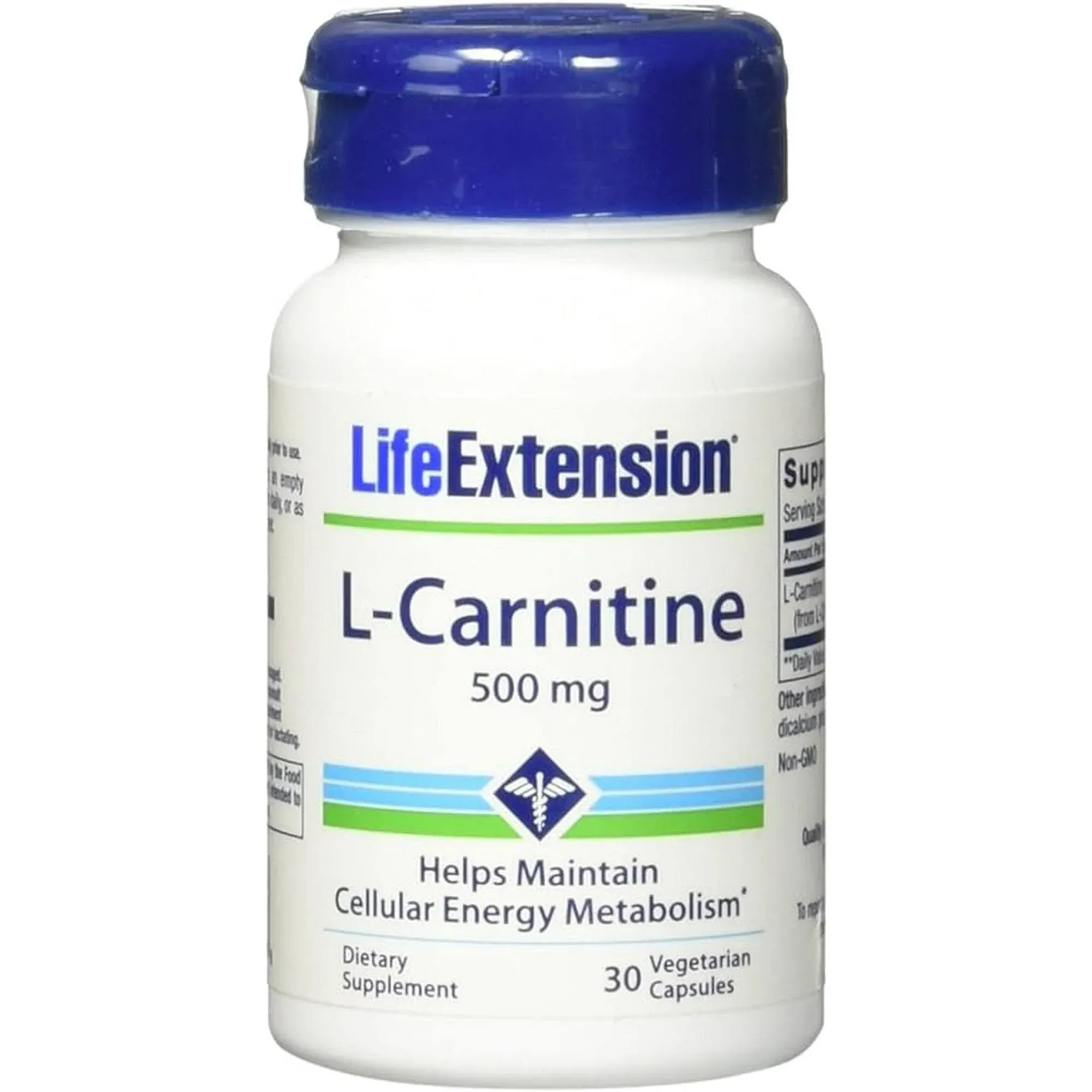 Life Extension L-Carnitine, 500 mg, 30 Capsules