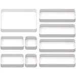 9 Pcs Stackable Drawer Organizer Trays Set, Multifunctiona<wbr/>l Stackable Storage...