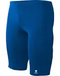 TYR Men's Durafast Elite Solid Jammer Swimsuit, Royal, 36