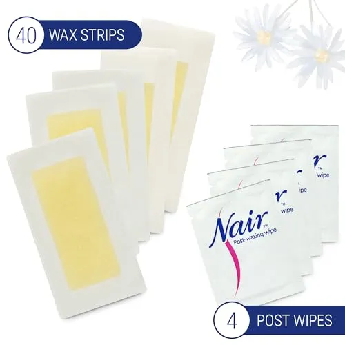 Nair Face & Bikini Wax Ready Strips