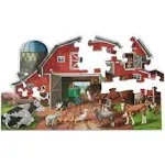 Melissa & Doug Busy Barn Shaped Floor Puzzle (32 Pieces)