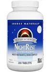 Source Naturals NightRest with Melatonin - 200 Tablets