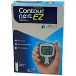 New Sealed Contour Next EZ Blood Glucose Monitoring System w/10 Lancets EXP 1/27