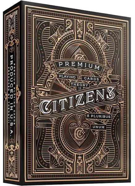 theory11 Citizen Playing Cards,Brown