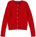 Polo Ralph Lauren Girls Cable-Knit Cotton Cardigan