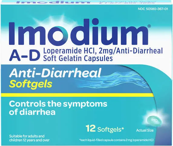 Imodium A-D Anti-Diarrheal Softgels