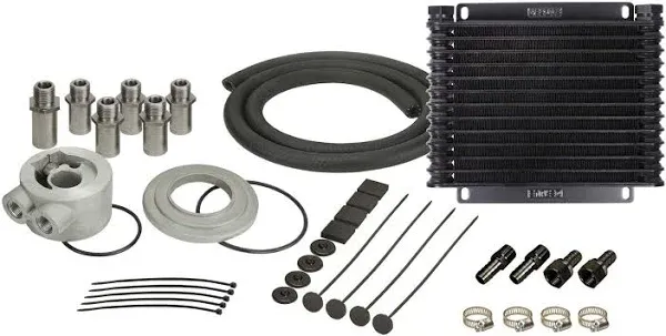 Derale Plate & Fin Engine Oil Cooler Kit 15405