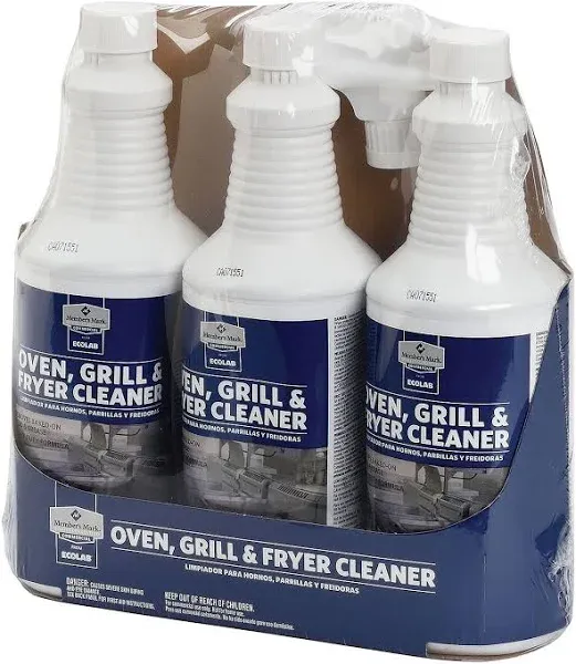 Member's Mark Commerical Oven, Grill and Fryer Cleaner 32 oz. 3 pk.