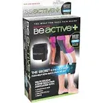 BeActive Plus Instant Relief Acupressure Calf Brace for Sciatic Nerve Pain, Black