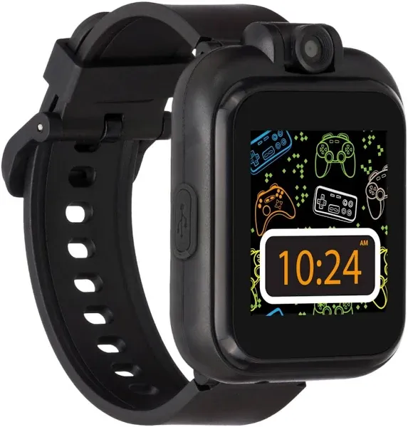 Playzoom Itouch Kids Smart Watch With Digital Camera And Video Record Black