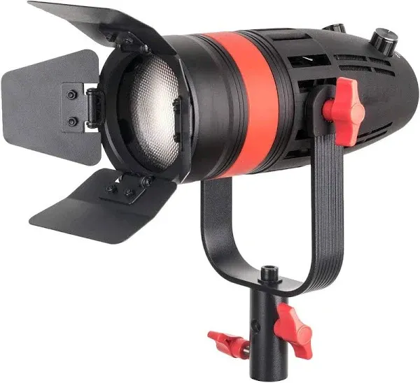 1 pc cametv boltzen 55w fresnel focusable led daylight with bag