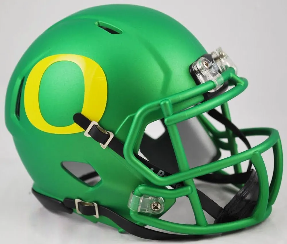 Riddell Oregon Ducks Green Apple Speed Mini Helmet