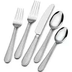 Westfield Frost 45-Piece Stainless Steel Flaware Set with Serving Utensil Set...