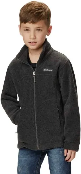 Columbia Boys’ Steens Mountain™ II Fleece Jacket, Gray, Youth XL (18-20),