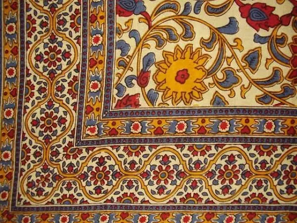 India Arts Sunflower Print Tapestry Bedspread