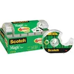 Scotch Magic Tape 6 Pack