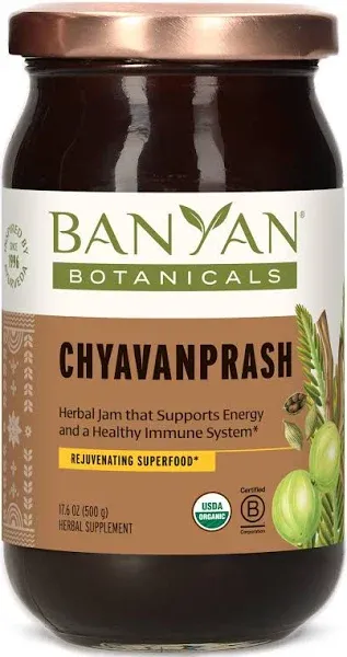 Banyan Botanicals Chyavanprash Organic Ayurvedic Herbal Jam with Raw Honey