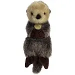 Aurora® Adorable Miyoni® Tots Baby Sea Otter Stuffed Animal - Lifelike Detail - Cherished Companionship - Brown 9.5 Inches