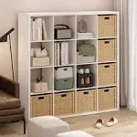 Furinno 16-Cube Cubicle Open Back Decorative Cube Storage Organizer White