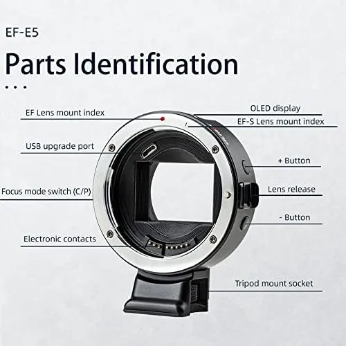 Viltrox Auto Focus Lens Mount Adapter for Sony EF-5