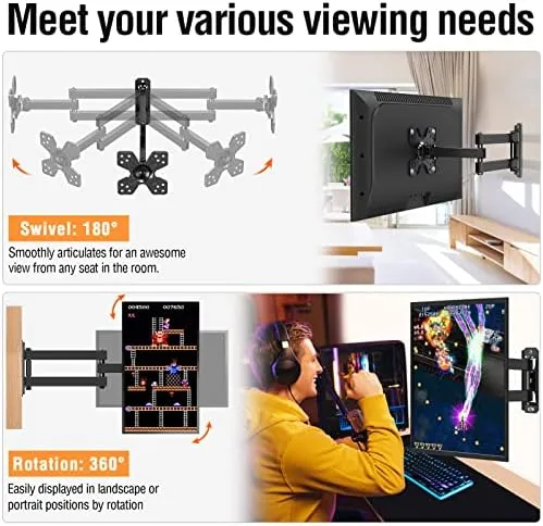 ELIVED TV Wall Mount for Most 13-30 inch TVs and Monitors