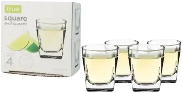 True Square Shot Glasses (Set of 4)