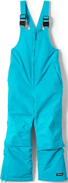 Kids Lands' End Squall Waterproof Iron Knee Snow Bibs