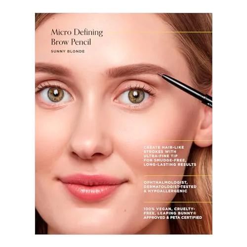 Arches and Halos Micro Defining Brow Pencil -Dark Brown 0.003oz Eyebrow - Boxed