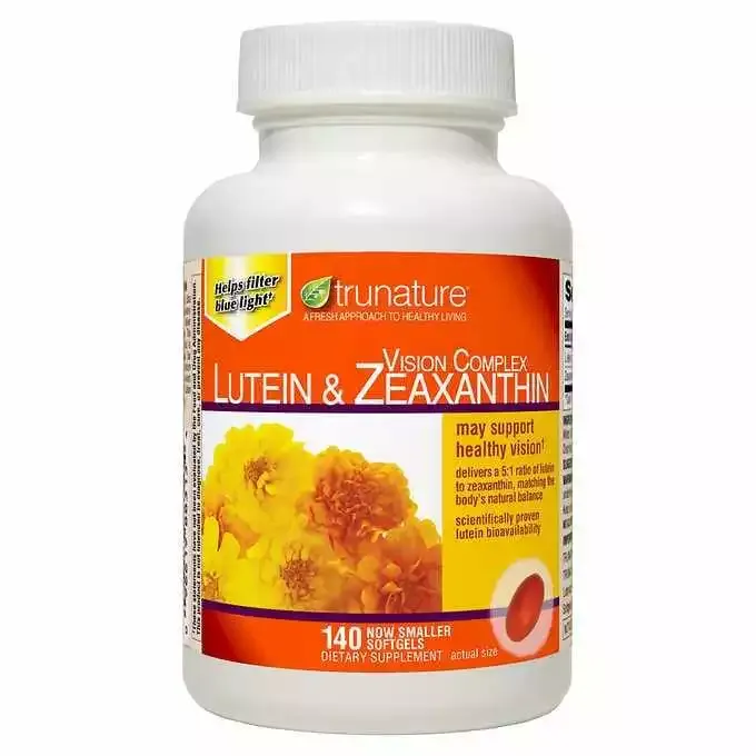 trunature VISION COMPLEX LUTEIN &amp; ZEAXANTHIN 140 Softgels - Free Shipping!