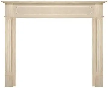 Pearl Mantels The Williamsburg 56 Fireplace Mantel, Unfinished