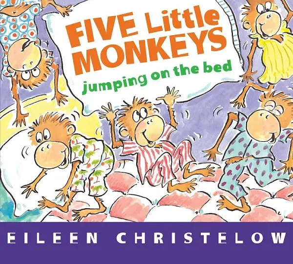 Five Little Monkeys Jumping On The Bed - Board Book